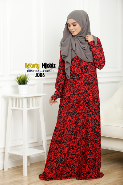 Jubah Qaseh JQ06 ~ Red