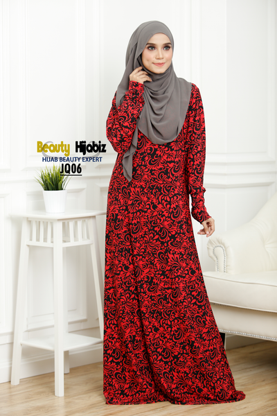 Jubah Qaseh JQ06 ~ Red