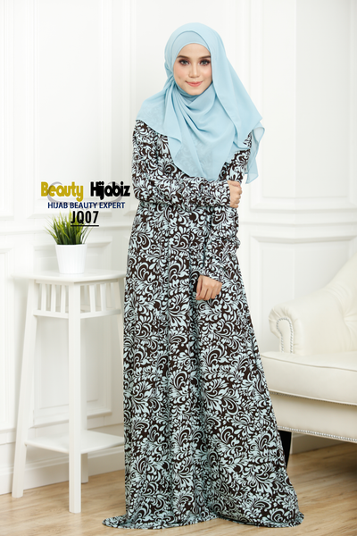 Jubah Qaseh JQ06 ~ Light Blue