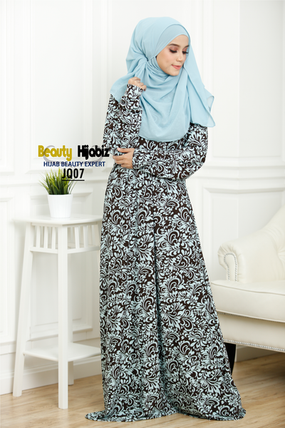 Jubah Qaseh JQ06 ~ Light Blue