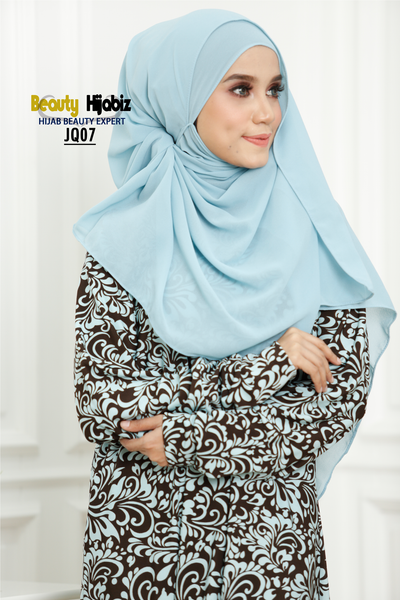 Jubah Qaseh JQ06 ~ Light Blue