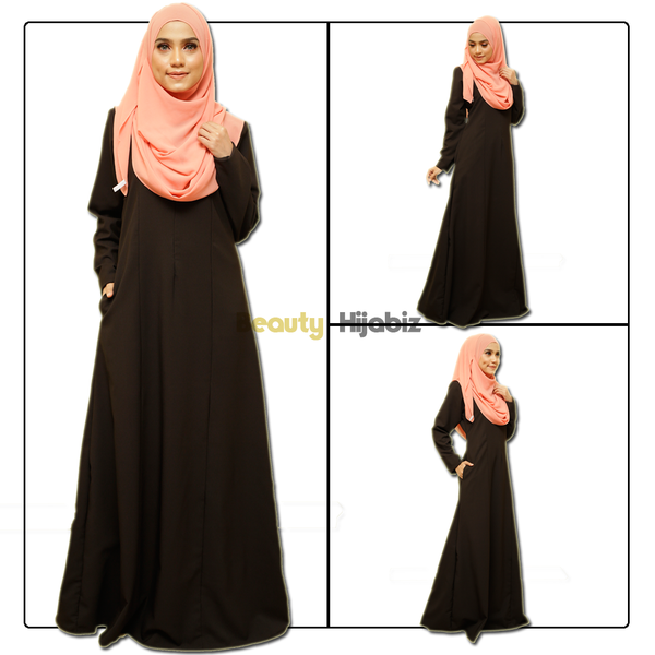 Qamari Jubah QJ01 ~ Black