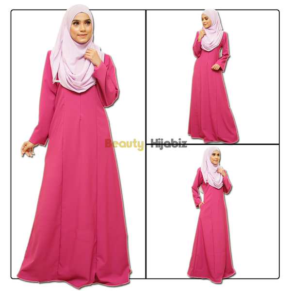 Qamari Jubah QJ02 ~ Fushia