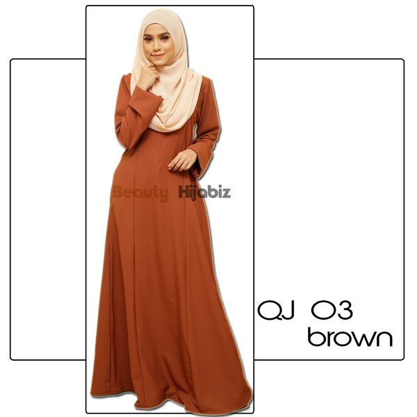 Qamari Jubah QJ03 ~ Brown