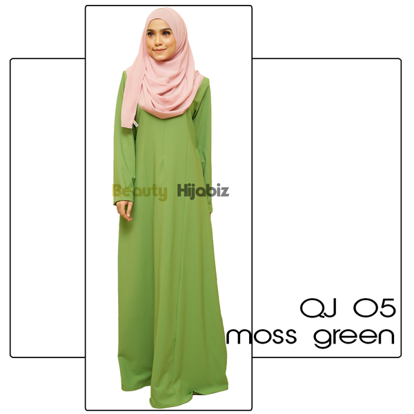 Qamari Jubah QJ05 ~ Moss Green