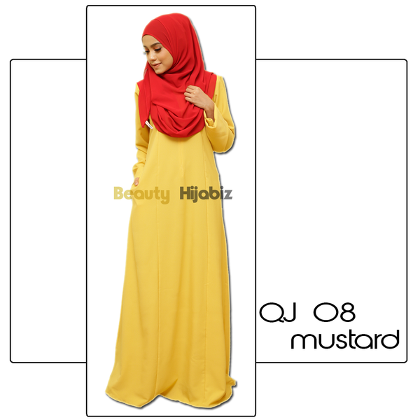 Qamari Jubah QJ08 ~ Mustard