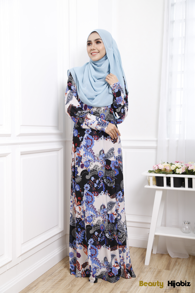 Jubah Qaseh ~ Blue