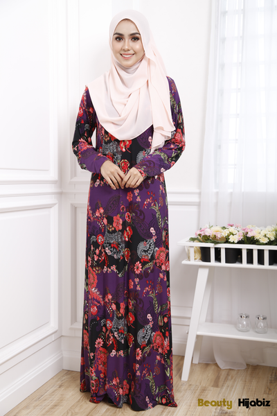 Jubah Qaseh ~ Purple